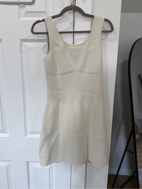 lululemon athletica Cream Sleeveless Knit Mini Dress